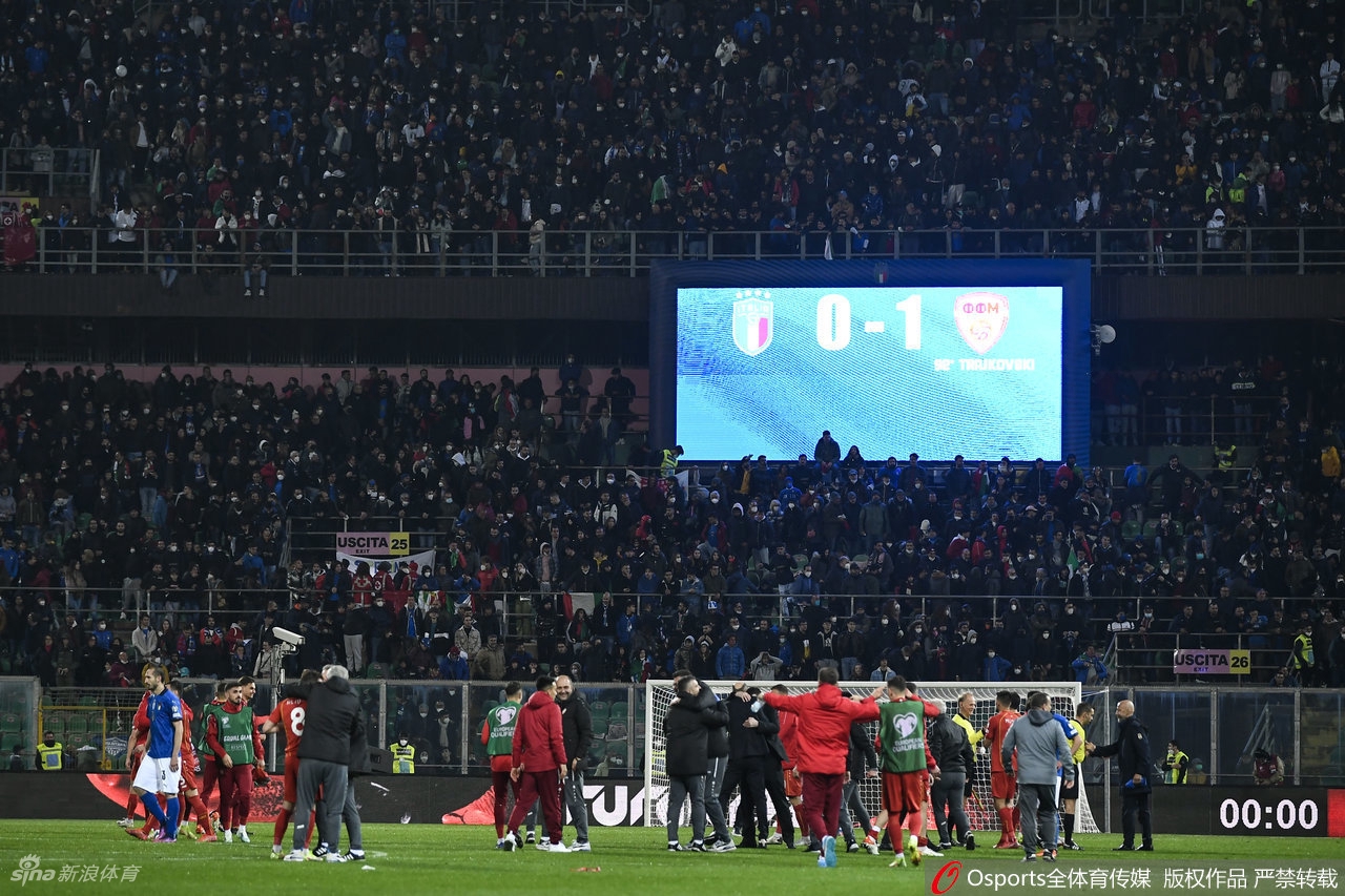 [世预赛]意大利0-1北马其顿 连续2届无缘世界杯