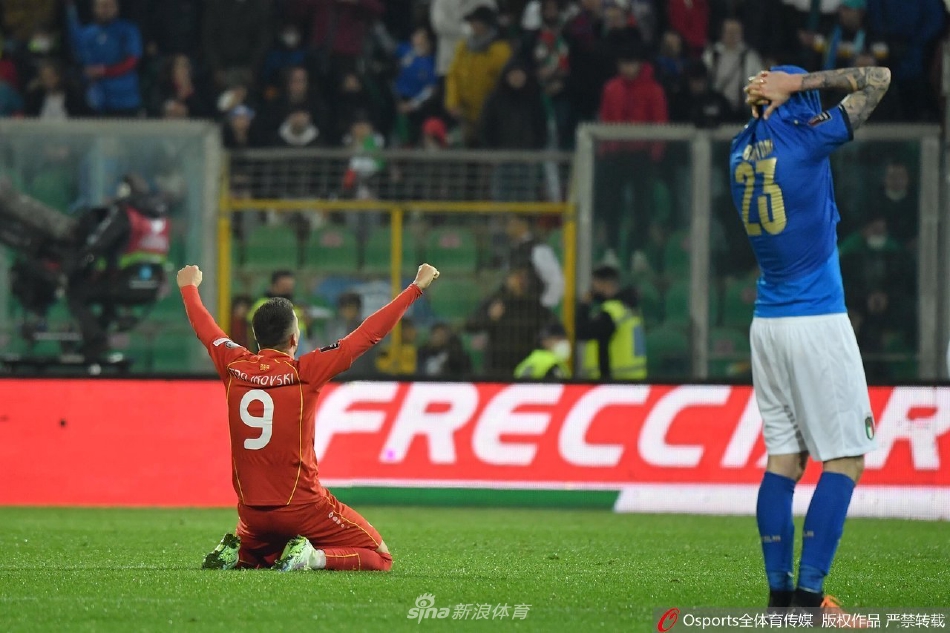 [世预赛]意大利0-1北马其顿 连续2届无缘世界杯