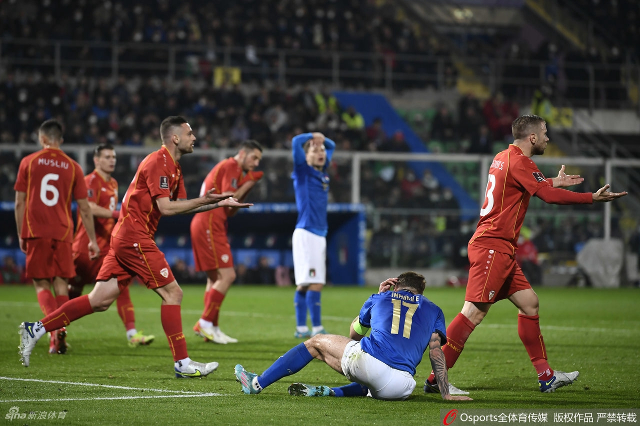 [世预赛]意大利0-1北马其顿 连续2届无缘世界杯