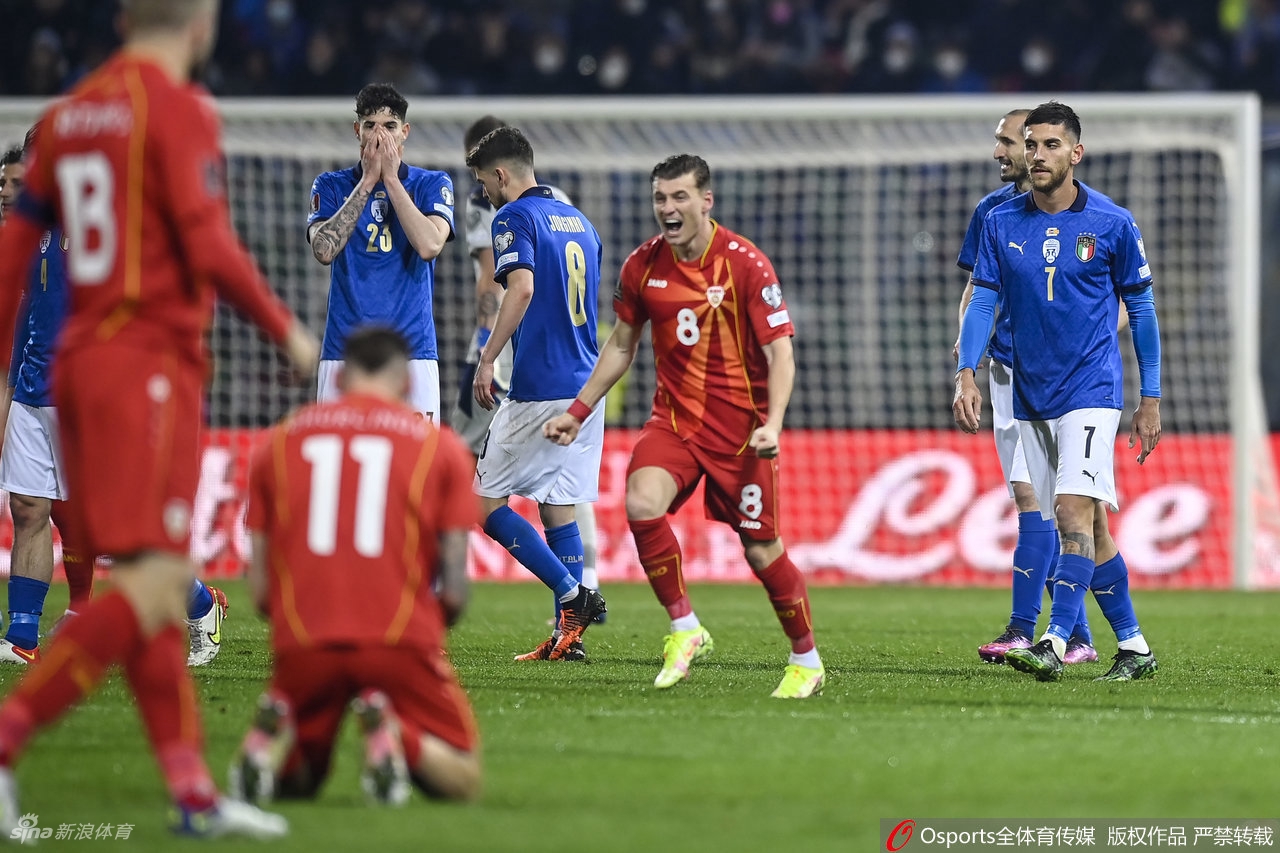 [世预赛]意大利0-1北马其顿 连续2届无缘世界杯