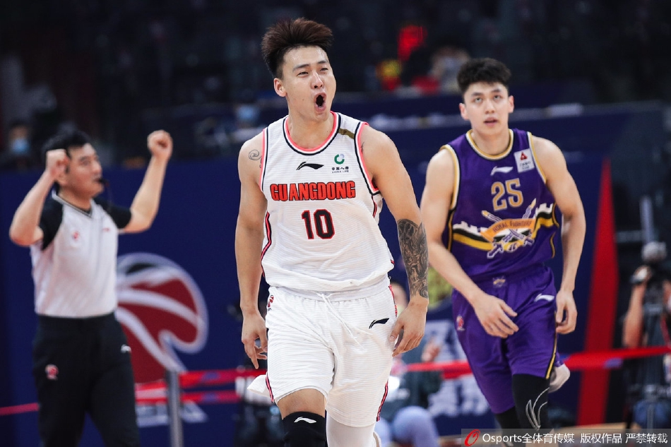 2021-2022赛季CBA联赛常规赛关键词：怒吼庆祝