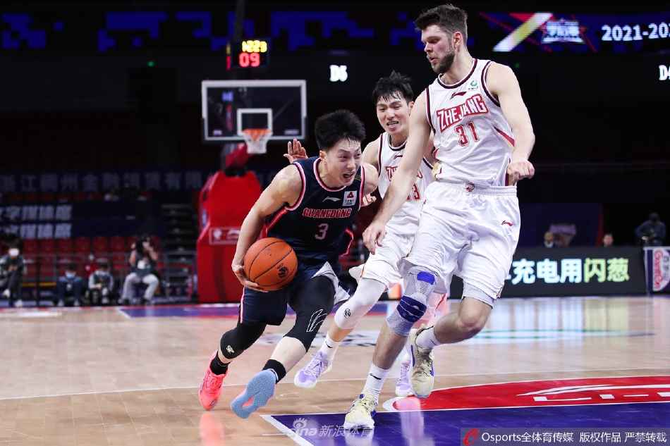 [CBA季后赛]浙江98：99负广东