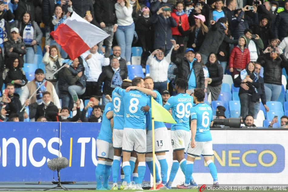 [意甲]那不勒斯1：1平罗马 因西涅点射沙拉维补时绝平