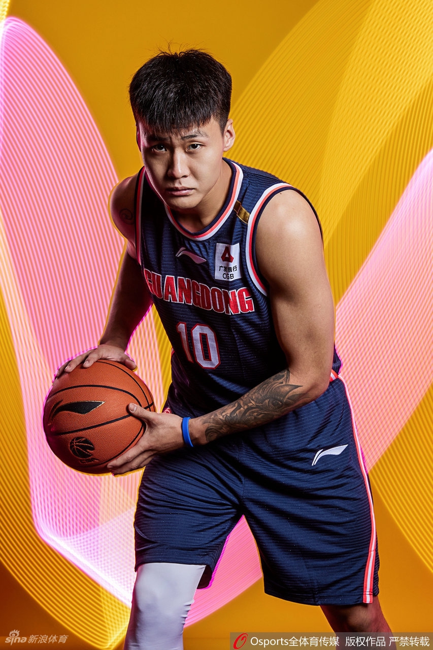 CBA广东队新赛季创意写真 易建联领衔
