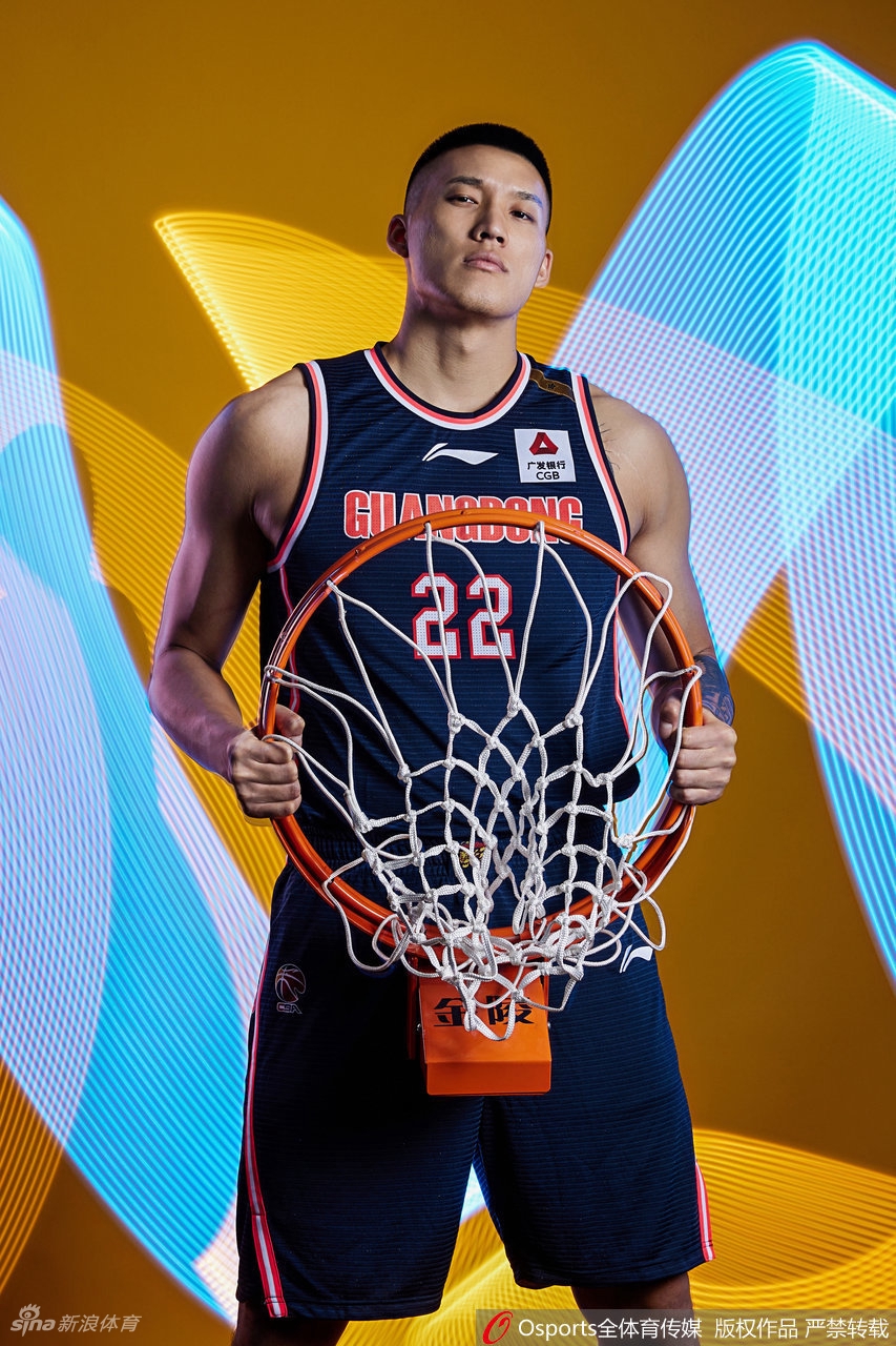 CBA广东队新赛季创意写真 易建联领衔