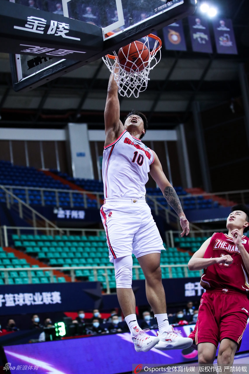 [CBA]广东110-94大胜浙江 吴前仅得5分