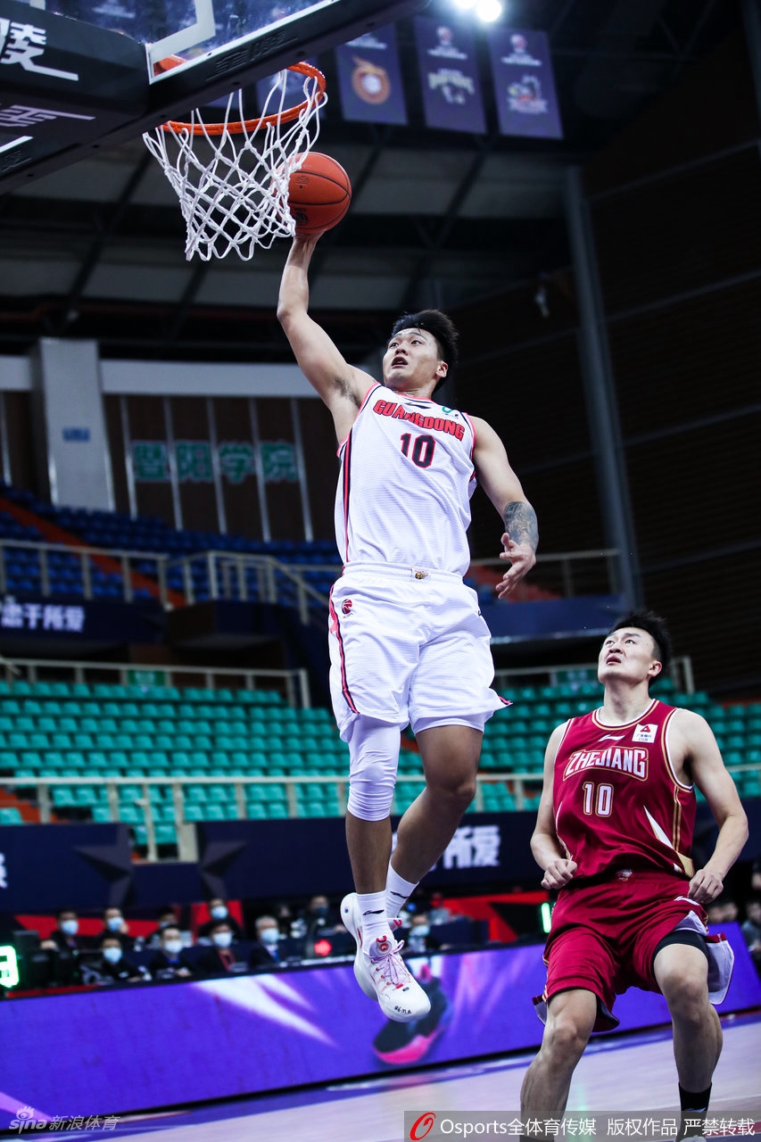 [CBA]广东110-94大胜浙江 吴前仅得5分
