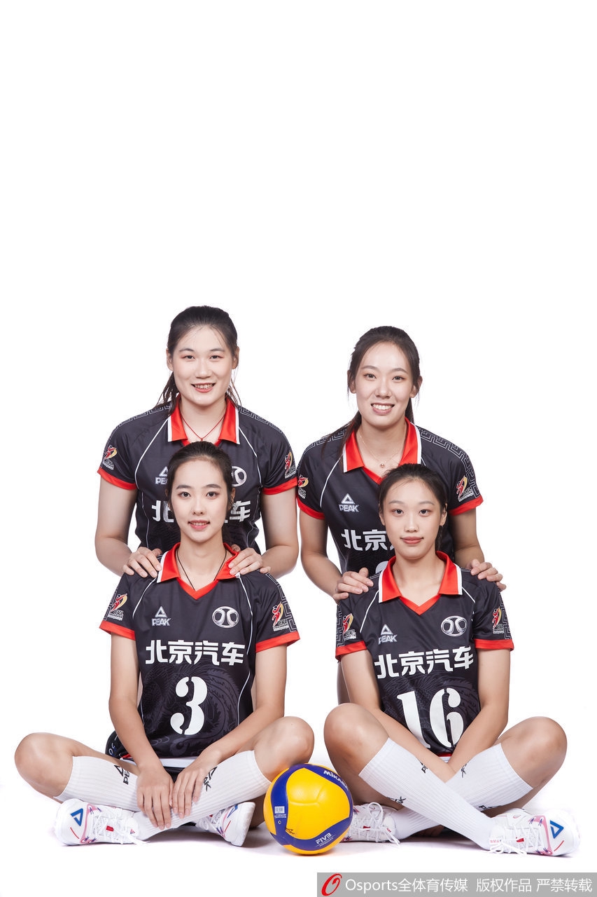 北京女排拍摄排超联赛官方写真