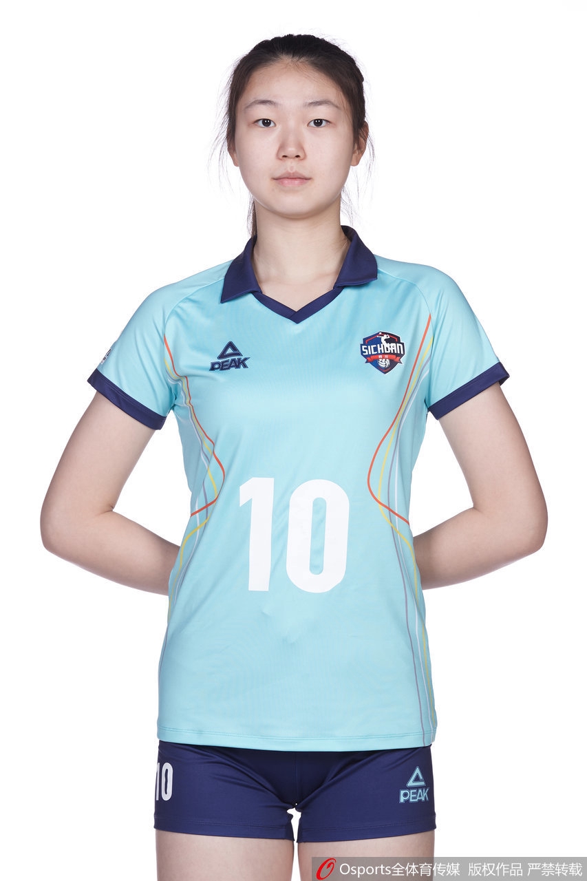 四川女排拍摄排超联赛官方写真