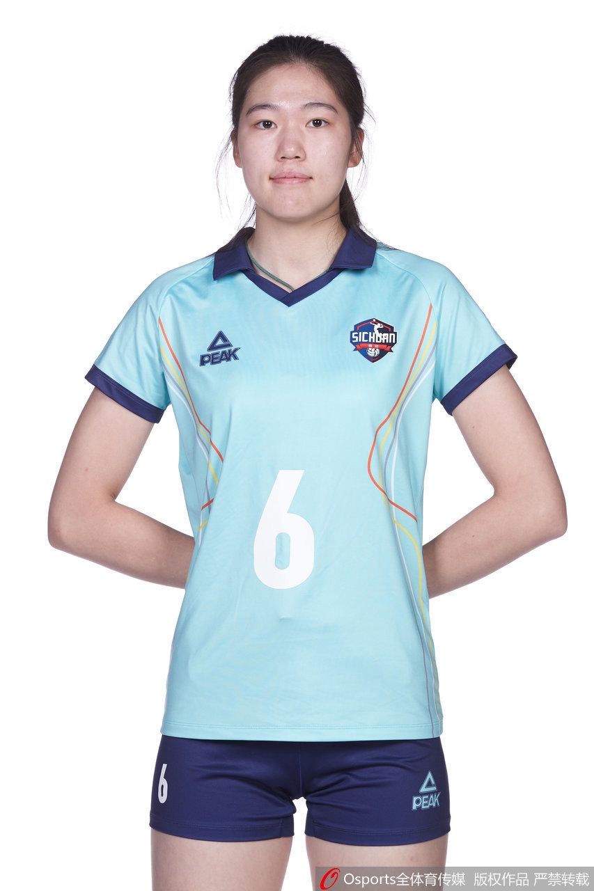 四川女排拍摄排超联赛官方写真