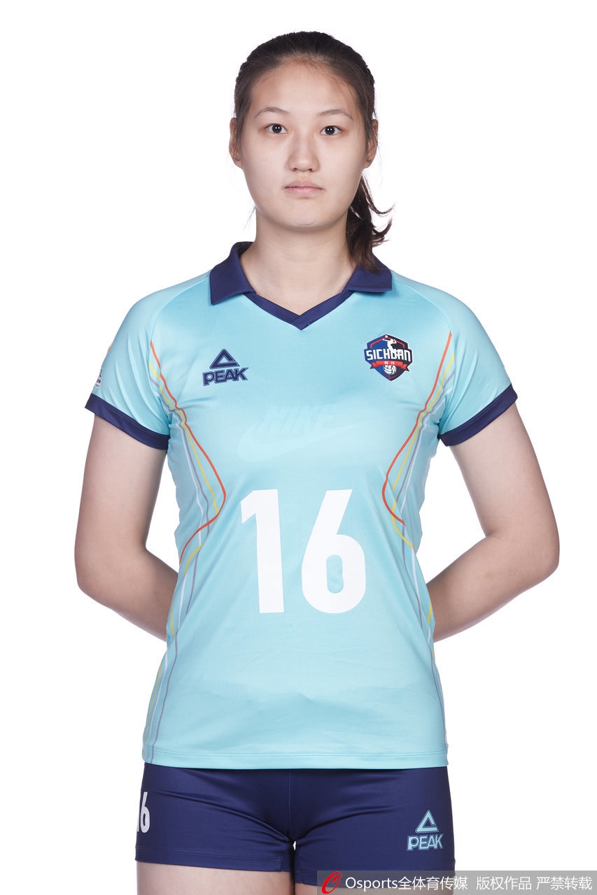 四川女排拍摄排超联赛官方写真