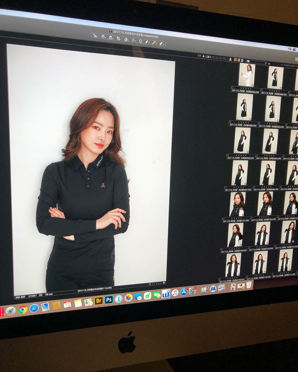 辣妈来了!韩国台球美女车侑蓝拍摄写真