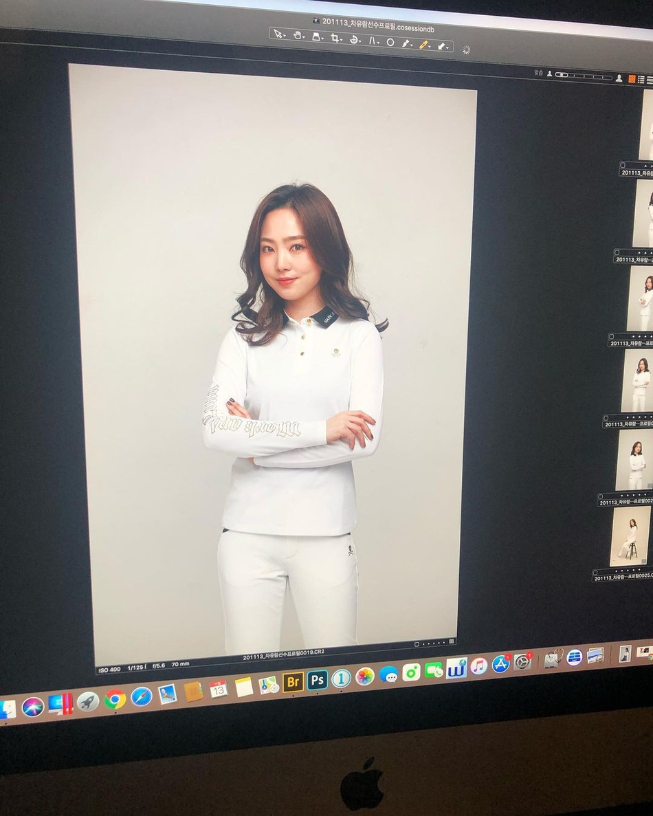 辣妈来了!韩国台球美女车侑蓝拍摄写真