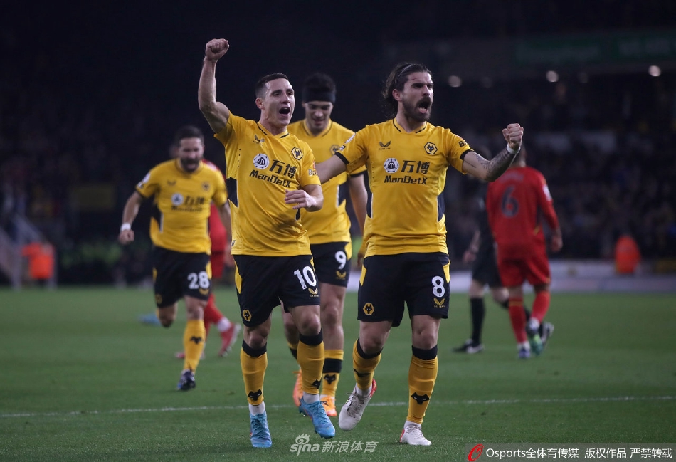 [英超]狼队4：0胜沃特福德