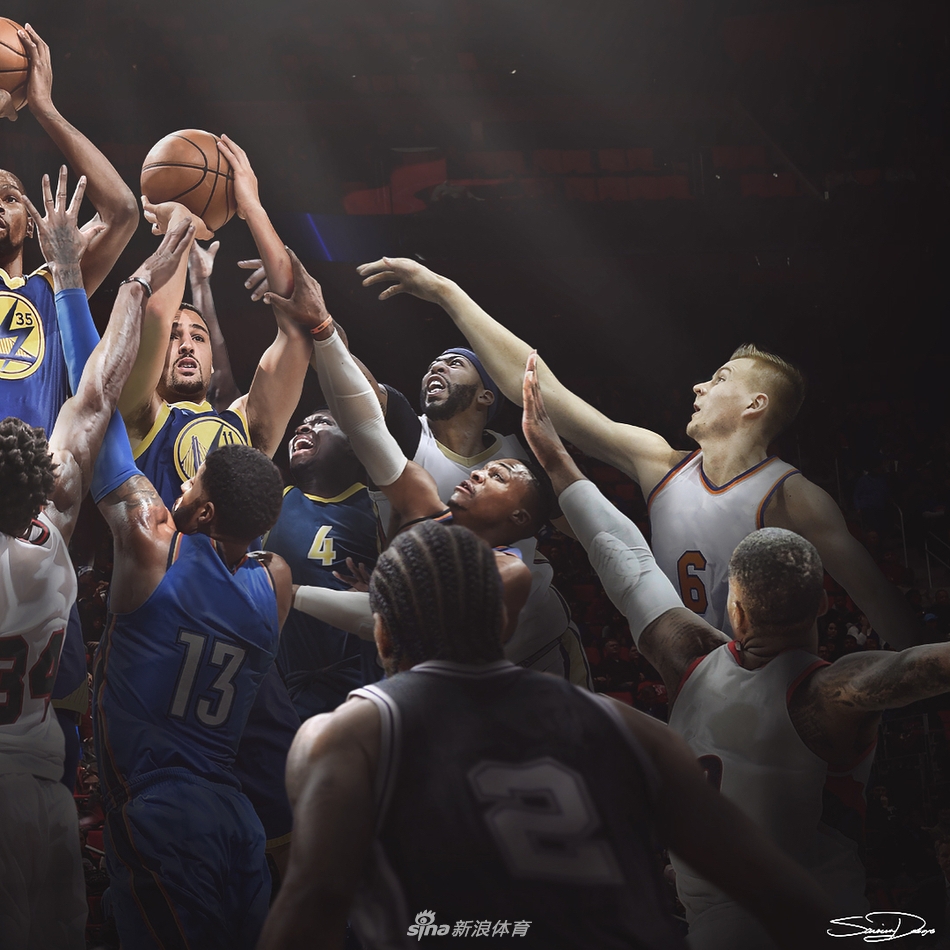 球迷的漫画助攻 卫冕冠军勇士的战书