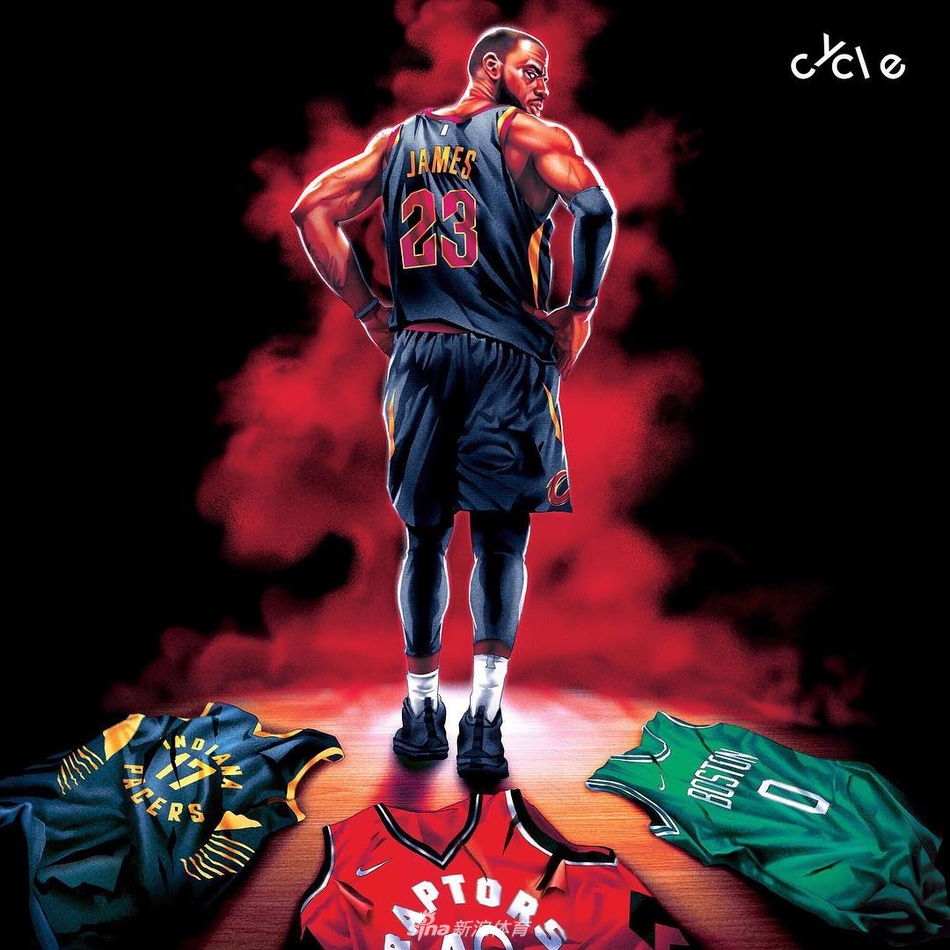 詹姆斯挑落东部三强