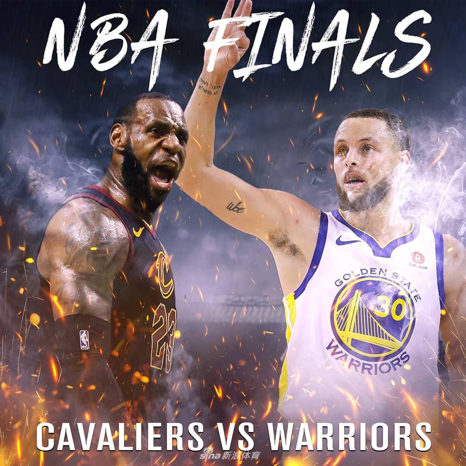 西决赛后海报：勇士称雄西部 骑勇第四季