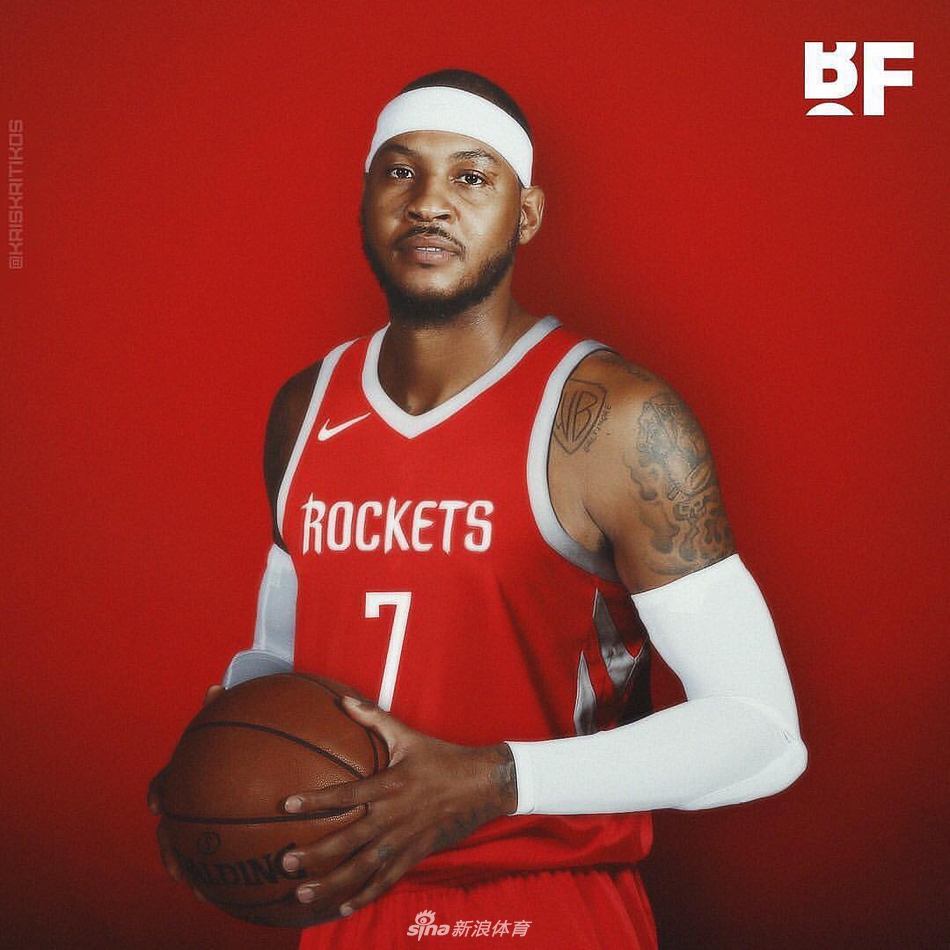 安东尼正式签约火箭 携手哈登保罗组三巨头
