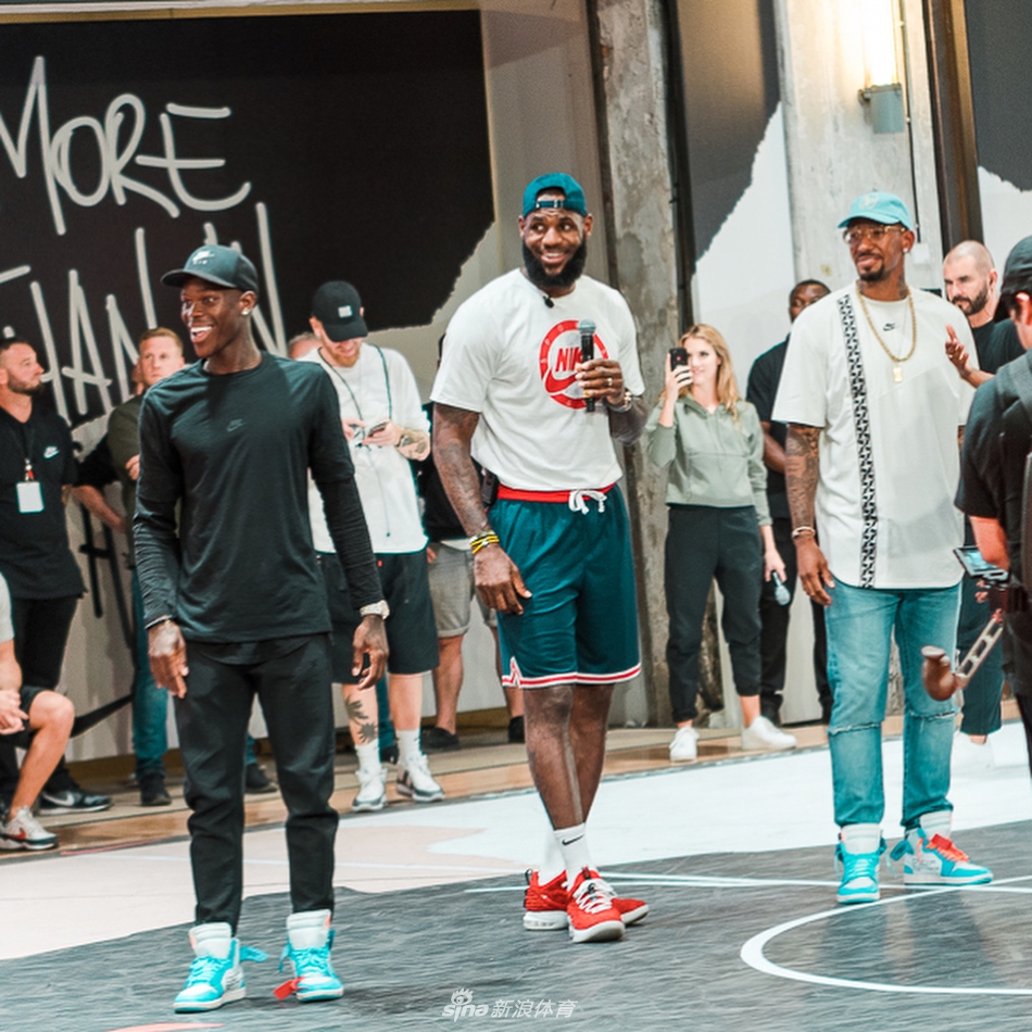 詹皇欧洲巡游会面姆巴佩内马尔