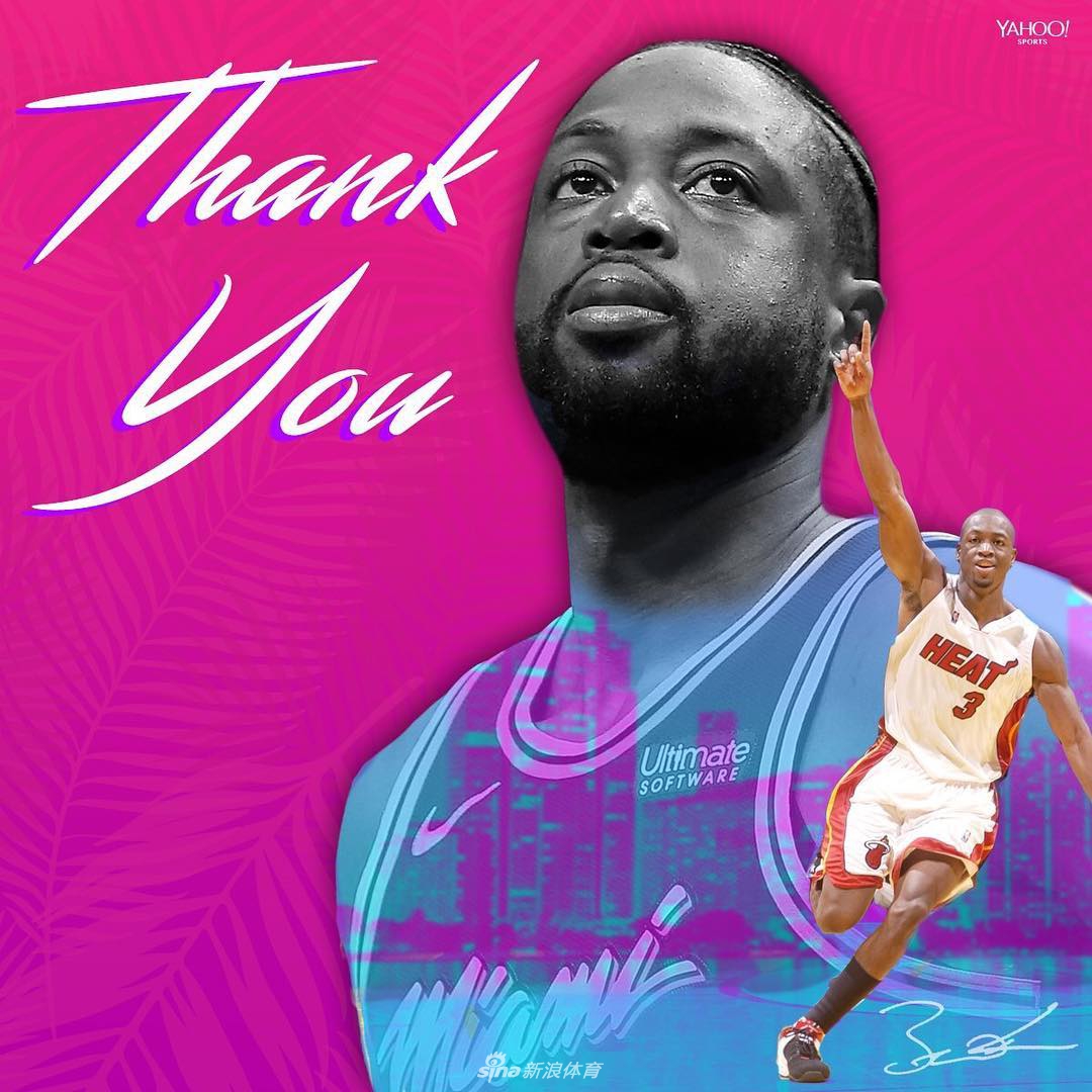 美媒体发海报致敬韦德:最后一舞