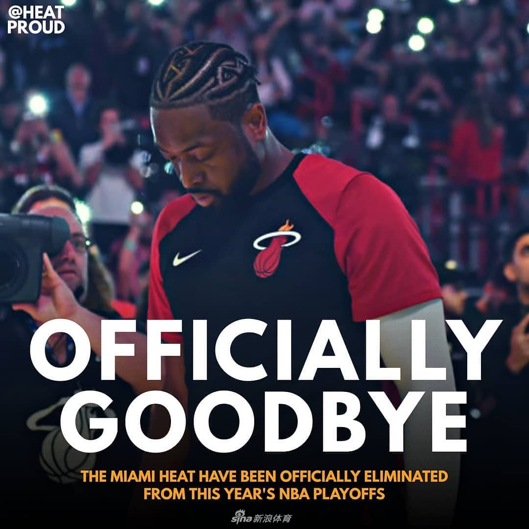 美媒体发海报致敬韦德 送别热火3号