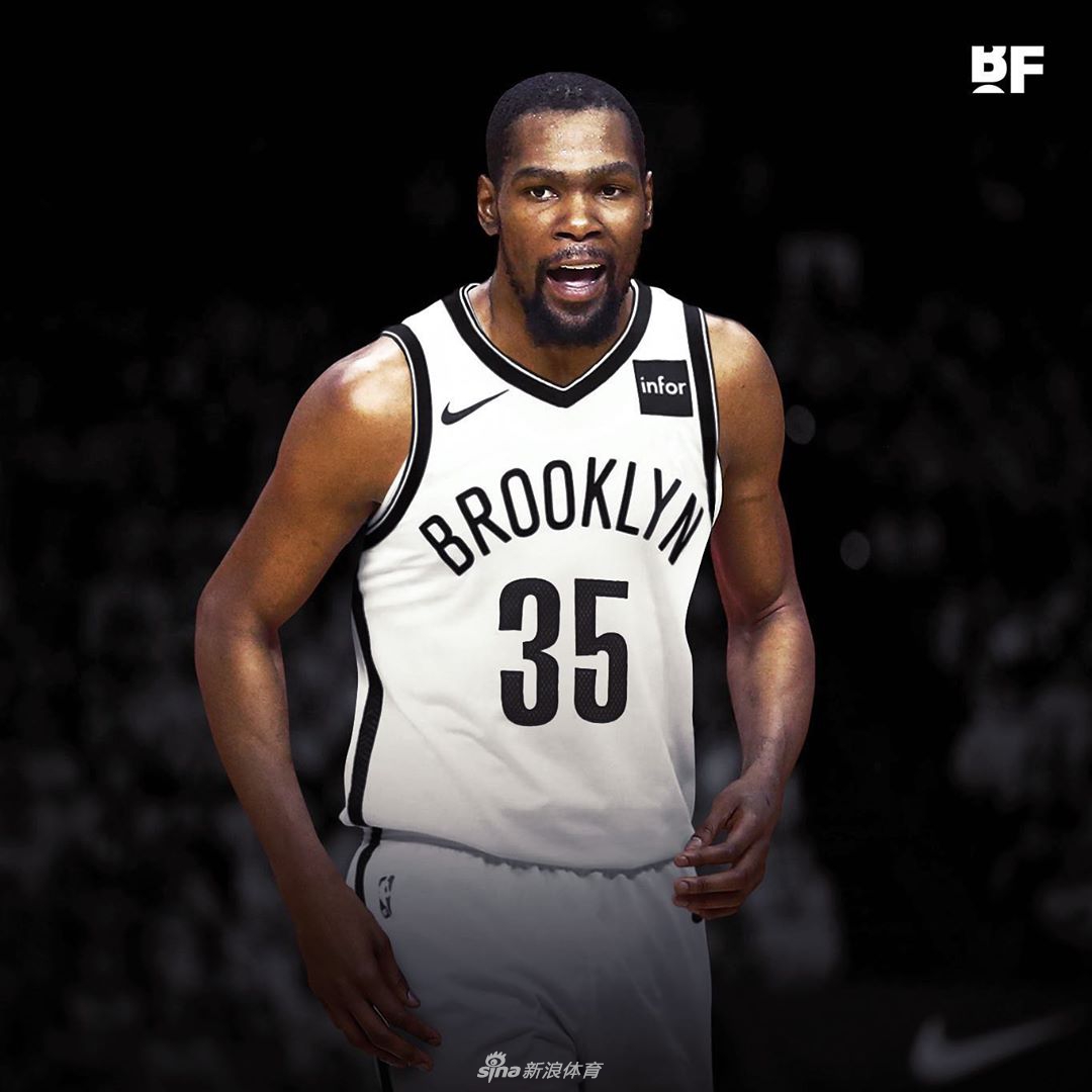 杜兰特通过社交媒体宣布加盟篮网