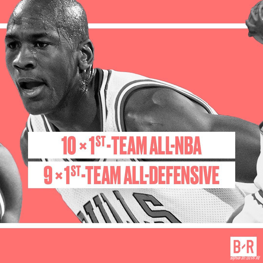 10次NBA第一阵容