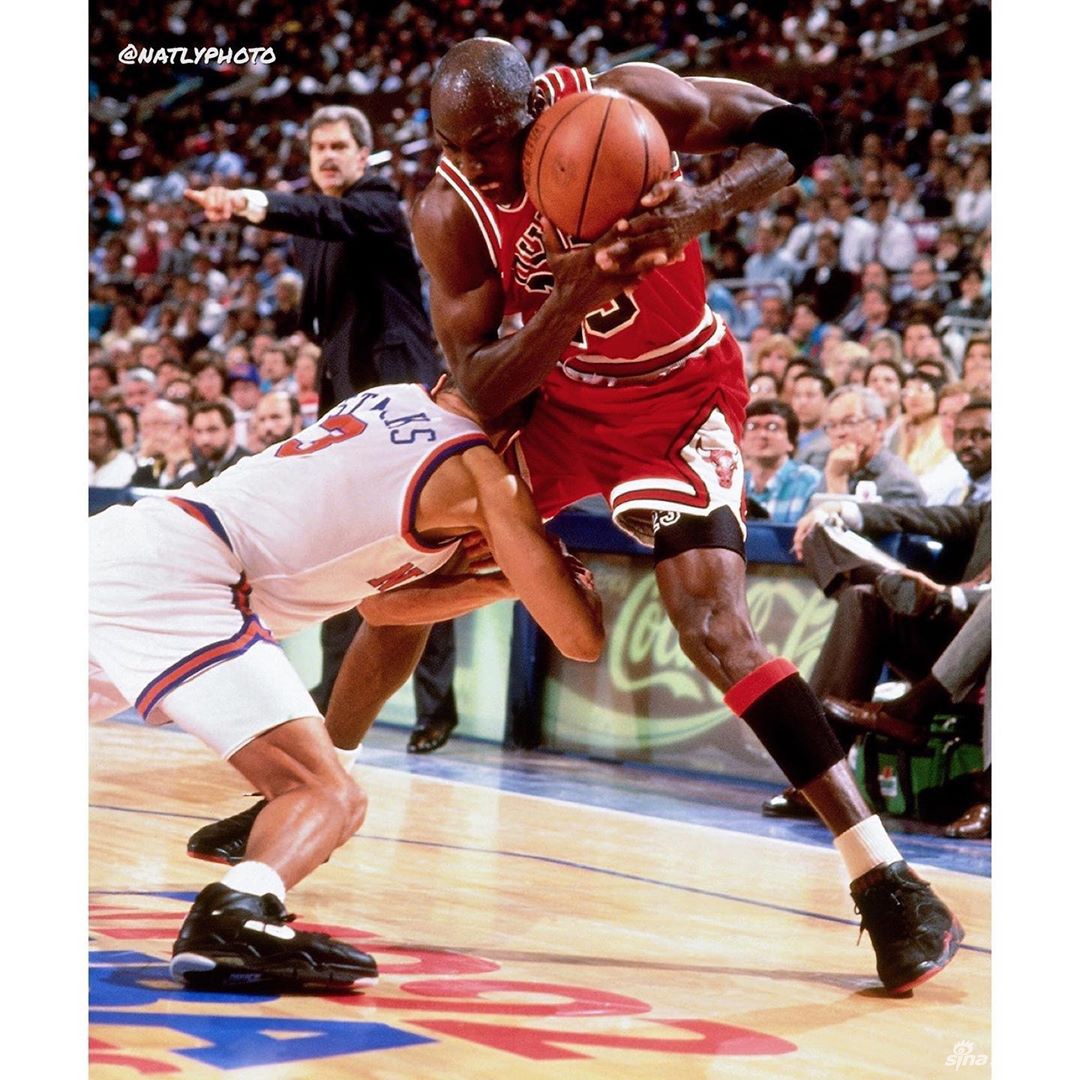 飞人最厌恶的对手之一!27年前他这一惊天隔扣让乔丹也成背景