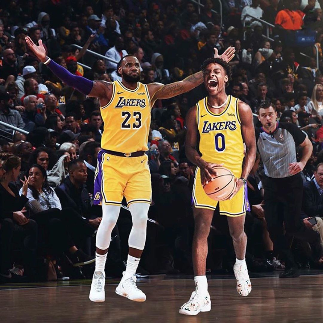 上阵父子兵！詹韦与孩子NBA同场是什么造型