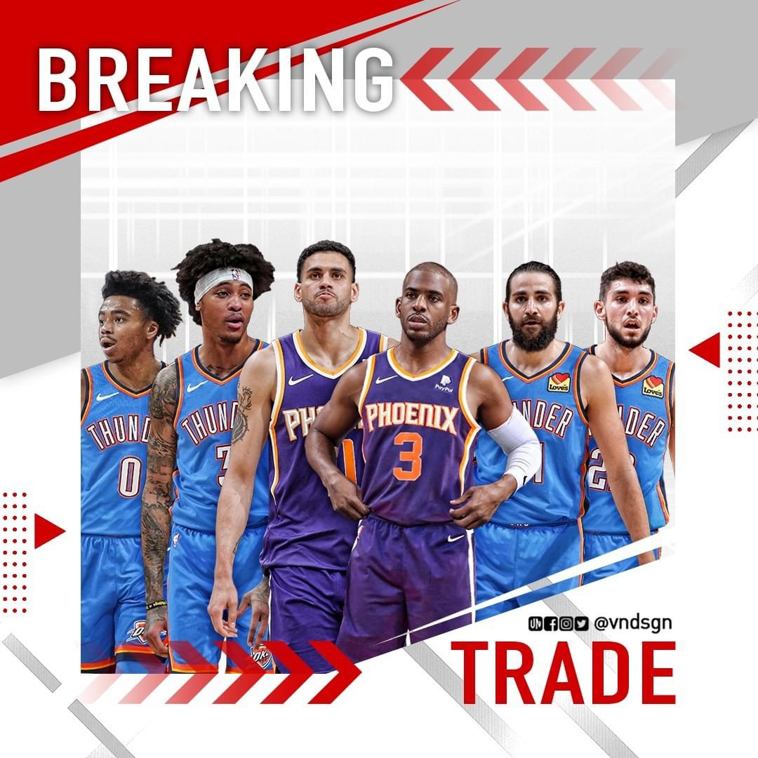 雷霆太阳进行交易！保罗联手布克艾顿