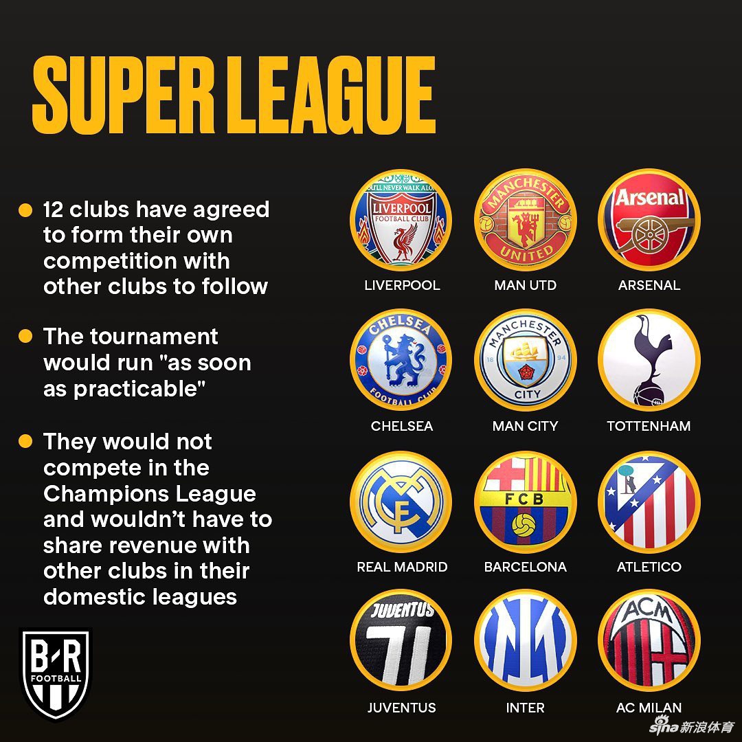 欧洲超级联赛发布公告宣布项目暂停