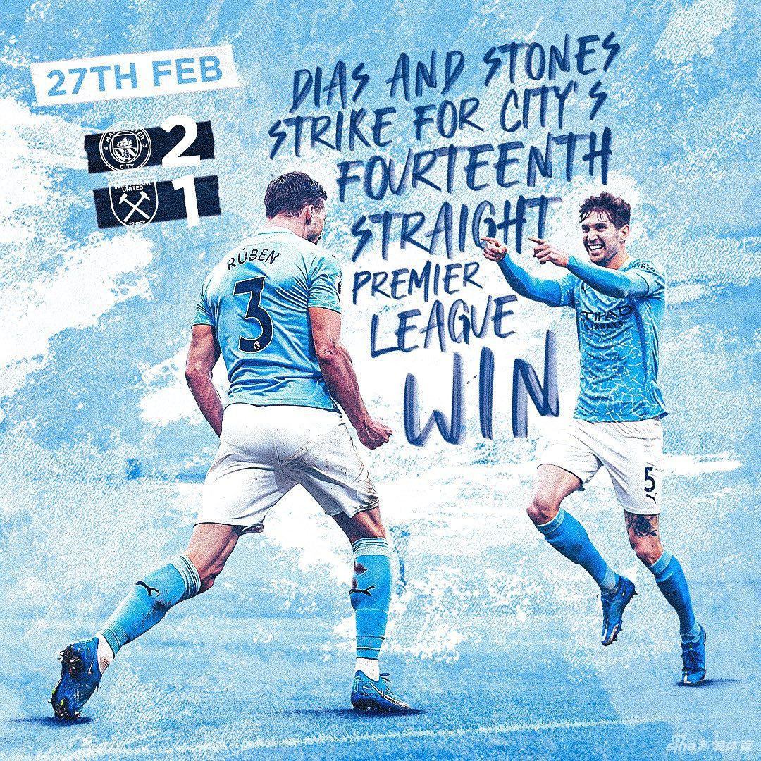 提前三轮夺冠！曼城四年三次夺得英超冠军