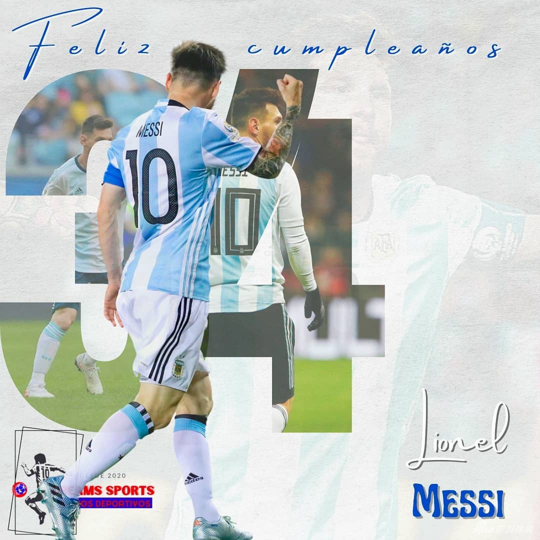 梅西34岁生日快乐！足坛第一人！
