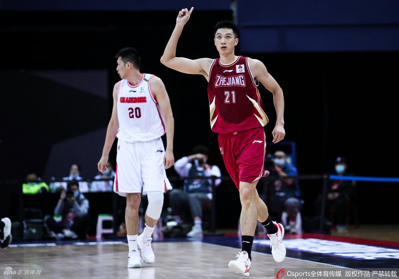 [CBA]广东110-94大胜浙江 吴前仅得5分