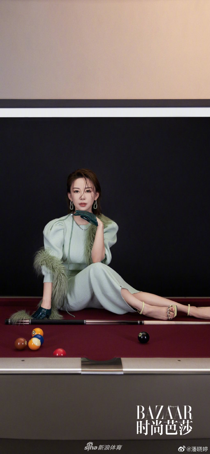 九球天后潘晓婷时尚大片来袭