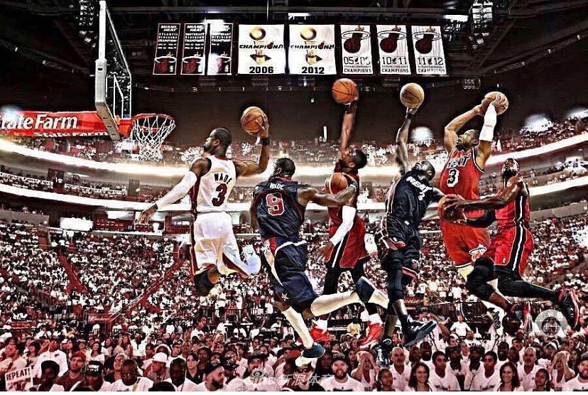 美媒体发海报致敬韦德:最后一舞