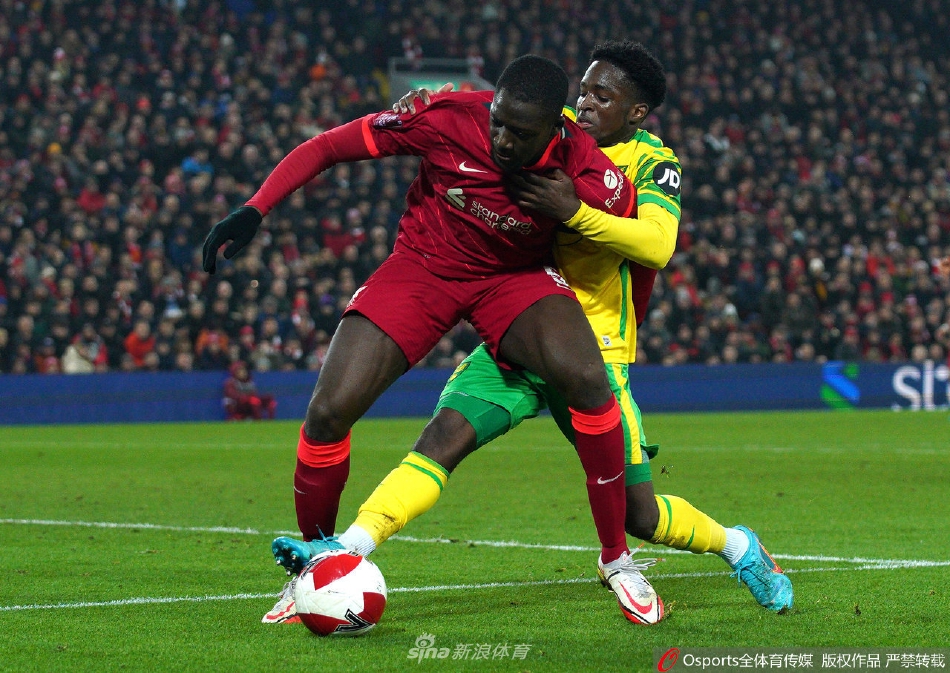[足总杯]利物浦2：1胜诺维奇城