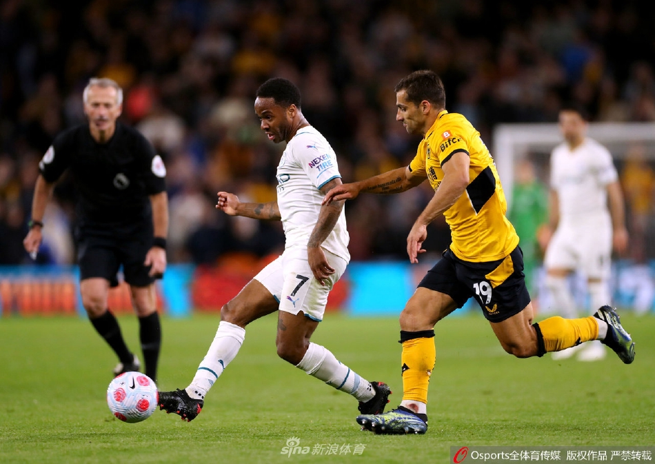 [英超]狼队1：5负曼城