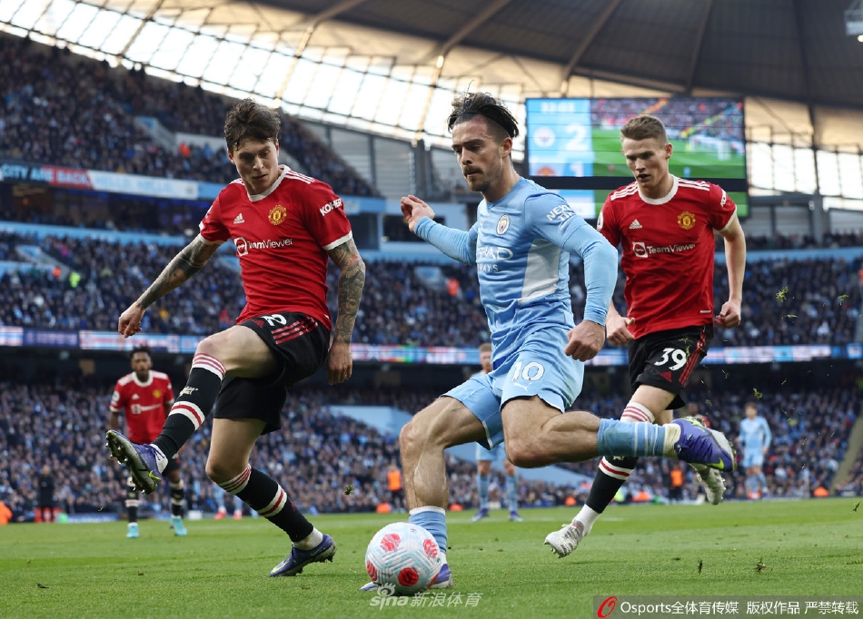 [英超]曼城4-1曼联 德布劳内2射1传