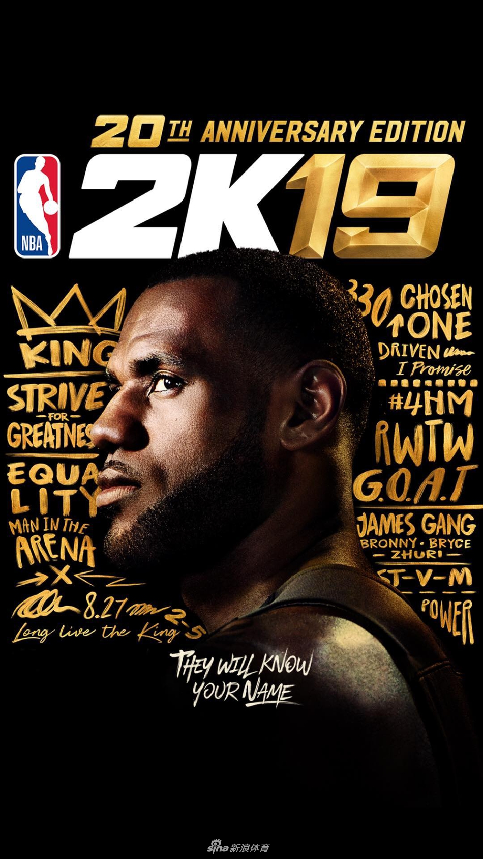 2K19封面人物詹姆斯