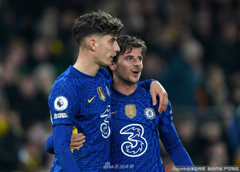 [英超]切尔西3-1诺维奇 哈弗茨进球