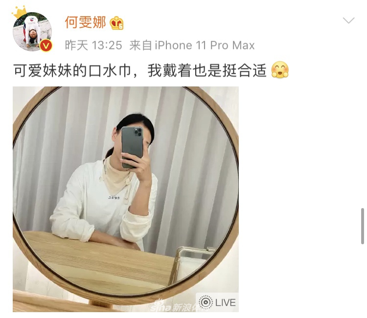 何雯娜分享宝宝照片 家庭生活温馨幸福