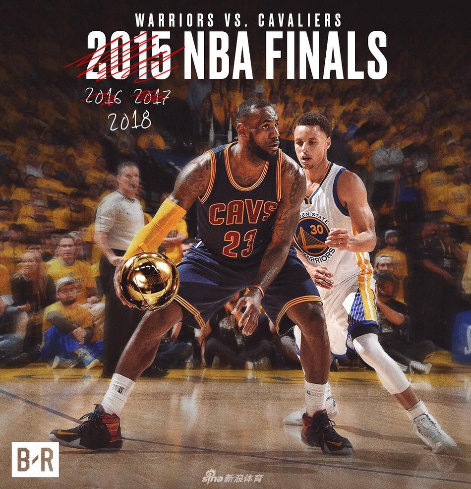 西决赛后海报：勇士称雄西部 骑勇第四季