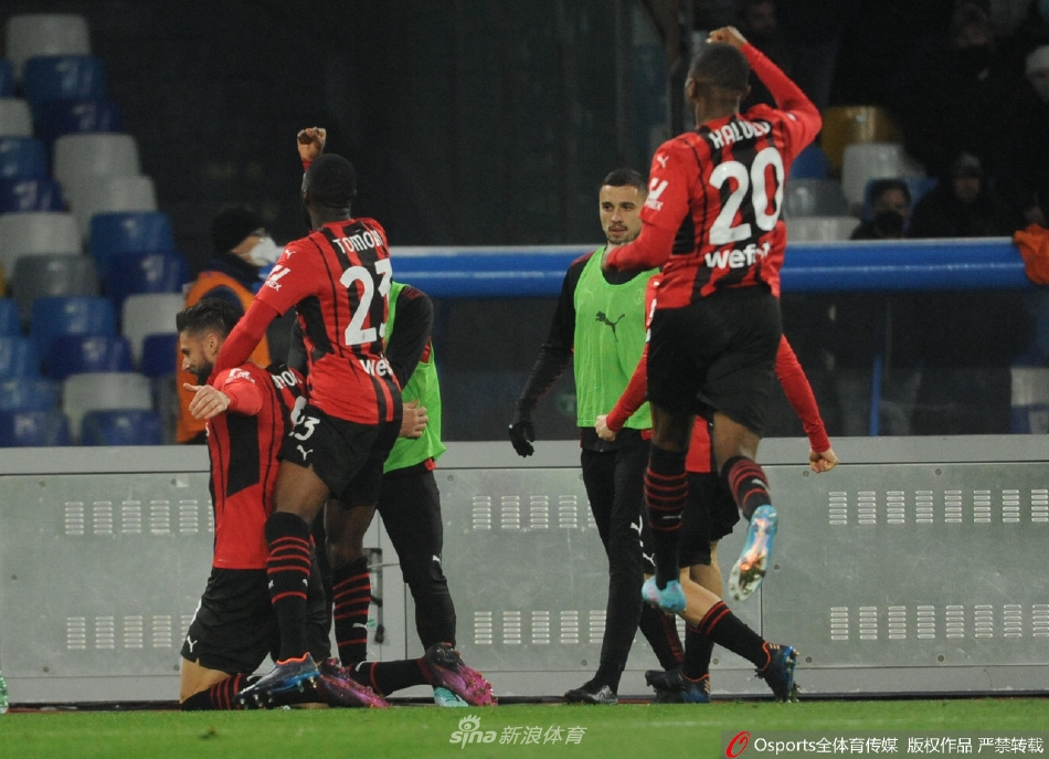 [意甲]那不勒斯0：1负AC米兰