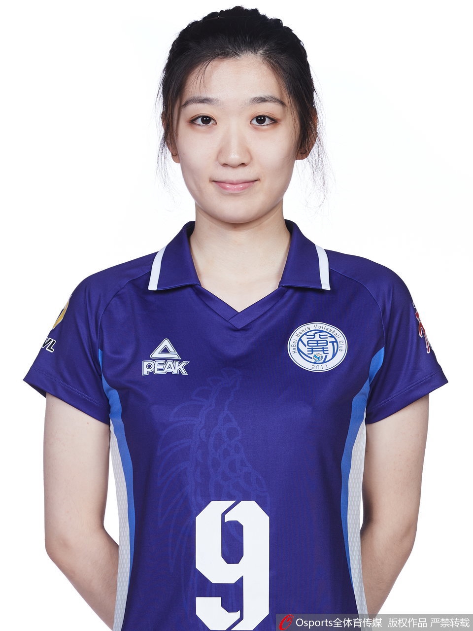 河北女排拍摄排超联赛官方写真