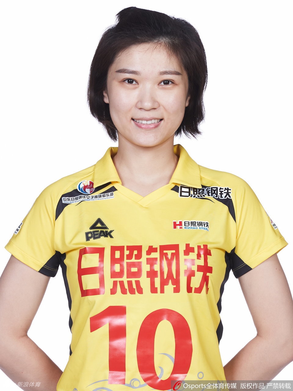 山东女排拍摄排超联赛官方写真