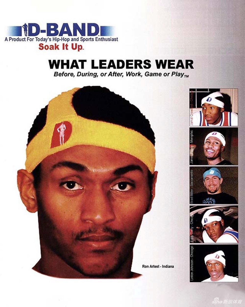 NBA球员戴发带造型谁最有型 科比姚明詹姆斯你选谁