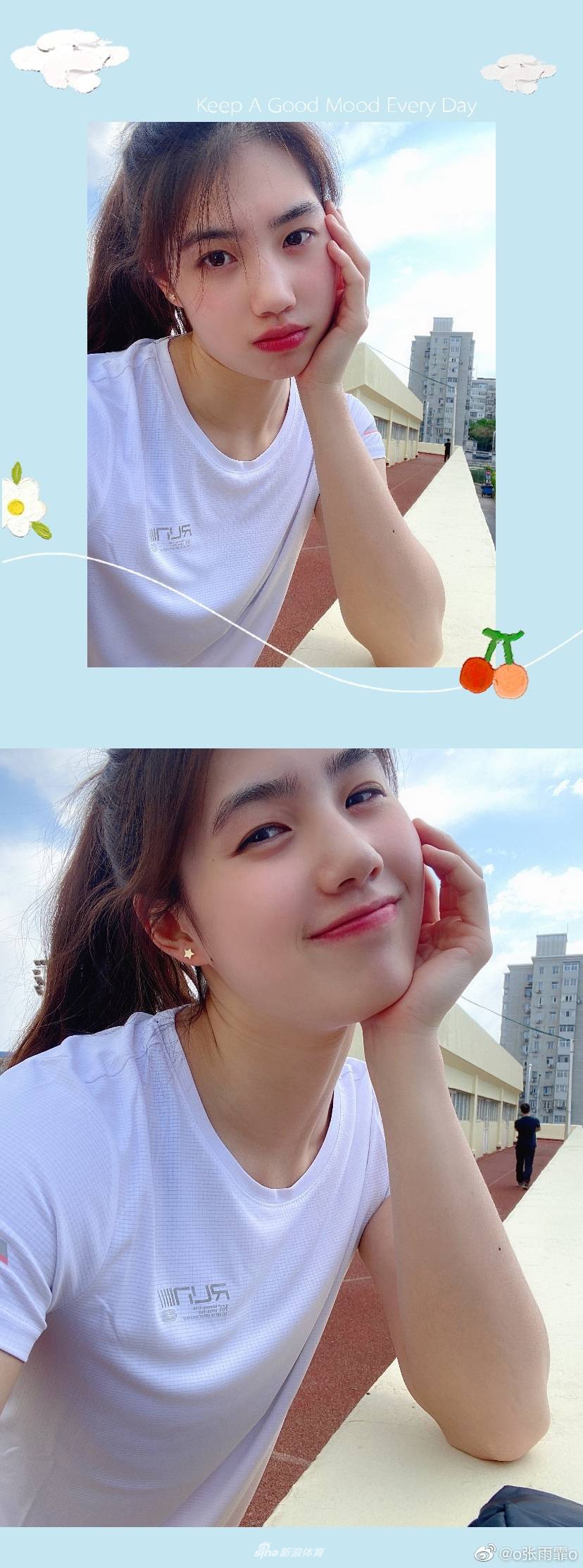 游泳女神张雨霏似邻家女孩 亲切乖巧