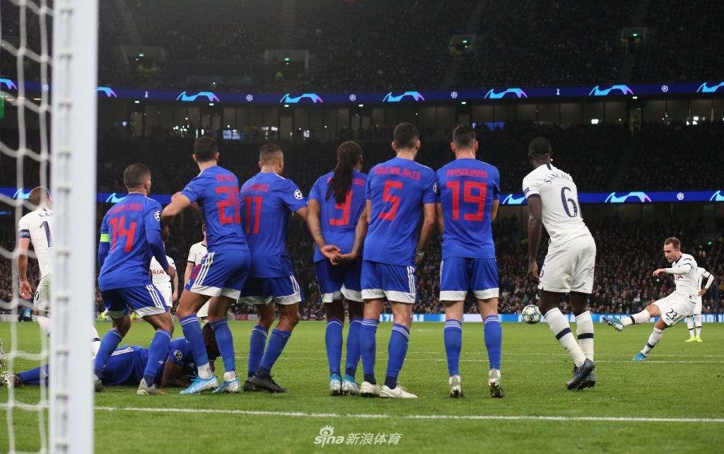 [欧冠]热刺4-2奥林匹亚科斯