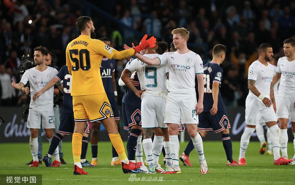 [欧冠]大巴黎2-0曼城 梅西破门